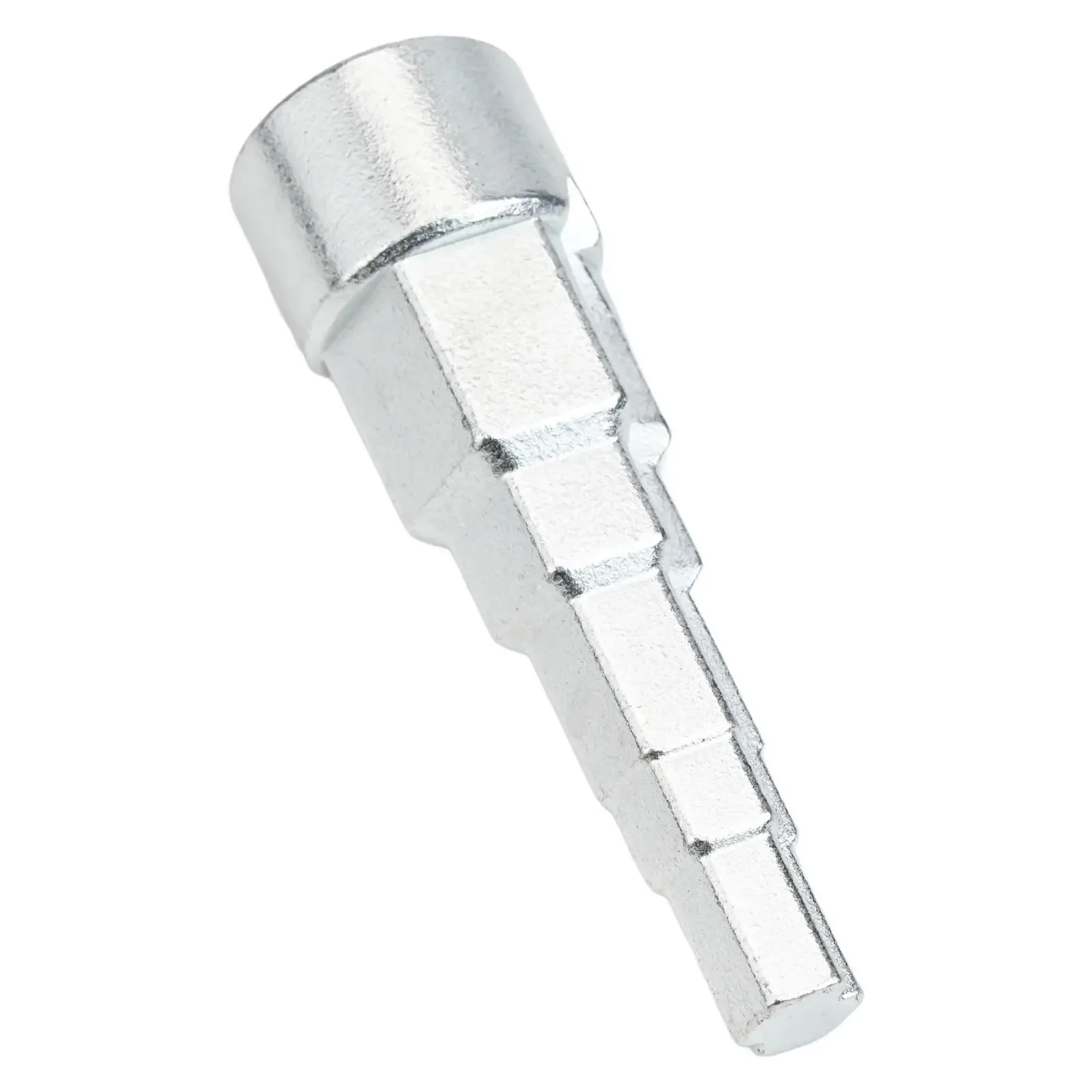 Radiator Spud Wrench With 1/2 Inch Ratchet Interface And Five Graduated Steps For Application On Common Plumbing Fitting Sizes