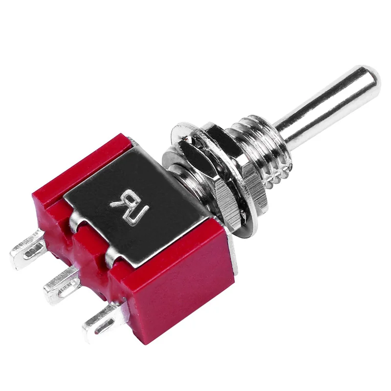 

AB35-4 Pcs AC 250V 2A 120V 5A SPDT On/Off/On 3 Position Momentary Toggle Switch