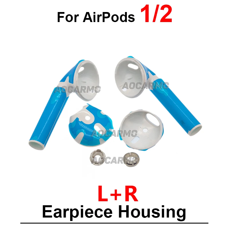 For Apple Airpods 1 2 3 4 Pro Pro3 Pro2 Earphone Housing Case Cover Left + Rignt Headphone Charging Connector Replacement Parts