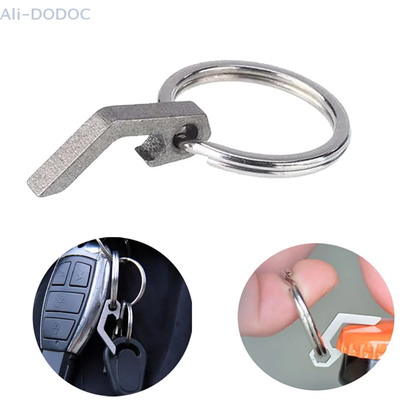 Mini Lightweight Bottle Beer Opener Keyring Pocket Tool Uutility Gadget Outdoor