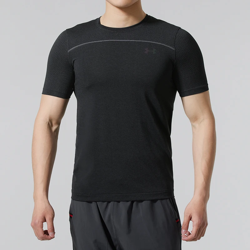 

Футболка Under Armour, мужская спортивная одежда для фитнеса и тренировок, мягкий, удобный, дышащий топ с короткими рукавами 1382799-001