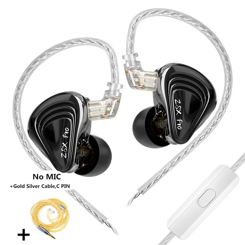 KZ ZSXPRO Bluetoothハイブリッドヘッドセットv5.0,ヘッドセット