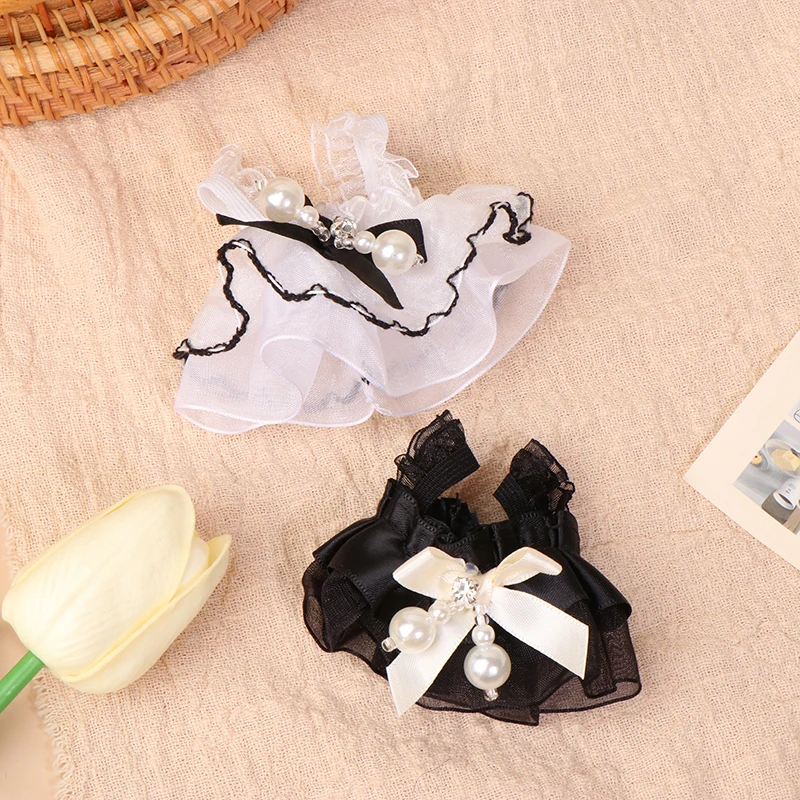 For 13cm Doll Clothes Doll Dress Pearl Bowknot Lace Dress-up Doll Accessories Doll Clothes Changing