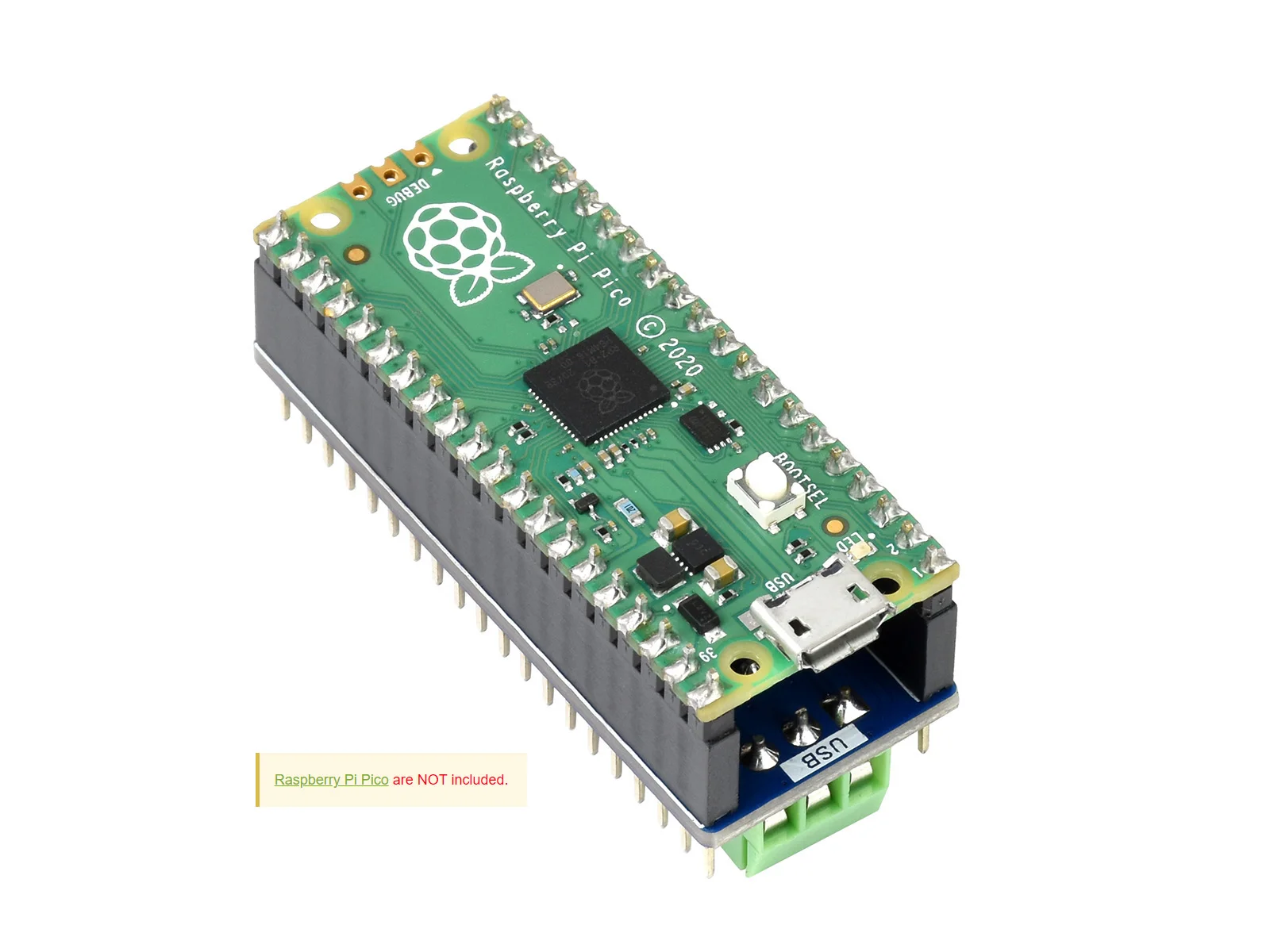 Immagine 7: Modulo RS485 a 2 canali Waveshare per Raspberry Pi Pico, ricetrasmettitore SP3485, da UART a RS485