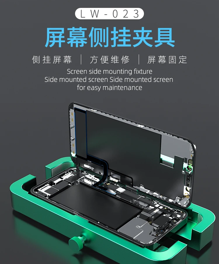 Back Glass / LCD Screen FIxing Holder For iPhone X 11 12 13 14 Pro Max Mobile Phone Display Motherboards Clamp Fixture Tool