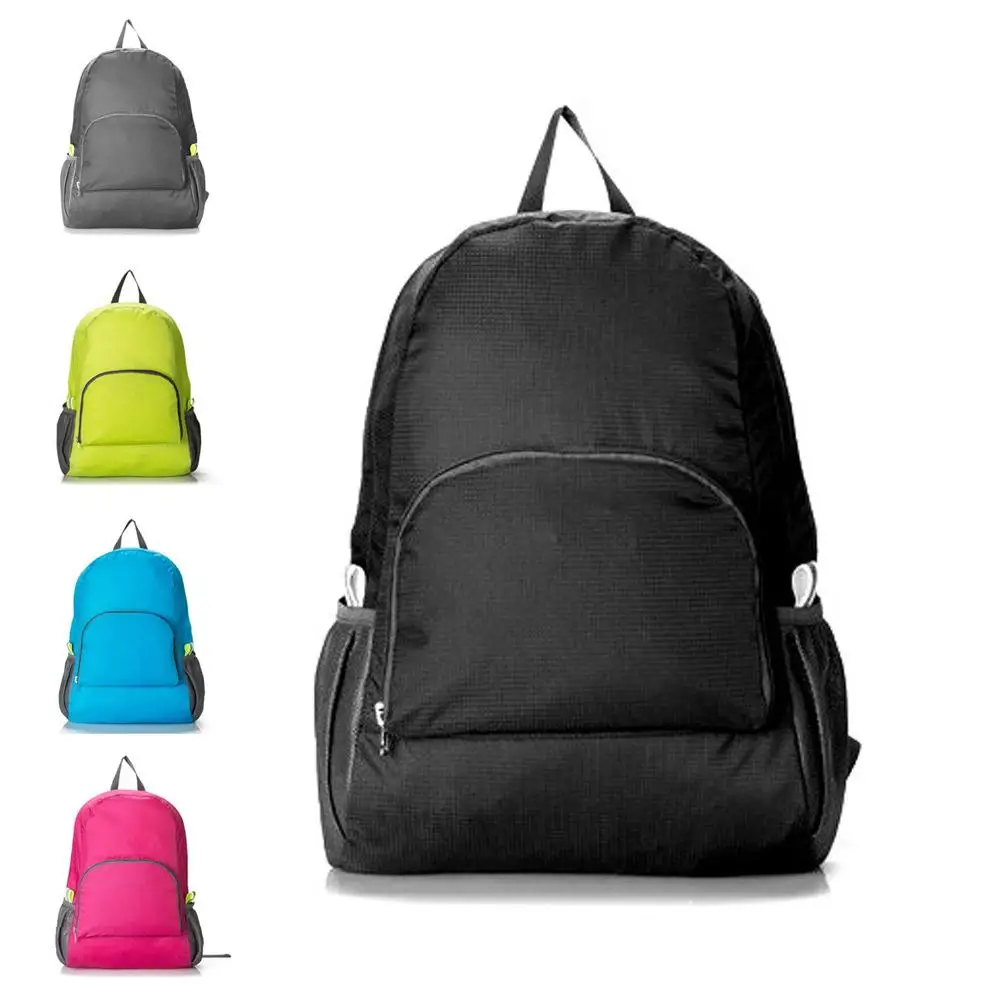 Large Capacity Waterproof Foldable Outdoor Backpack Ultralight Nylon Mountaineering Sports Travel Daypack Bag