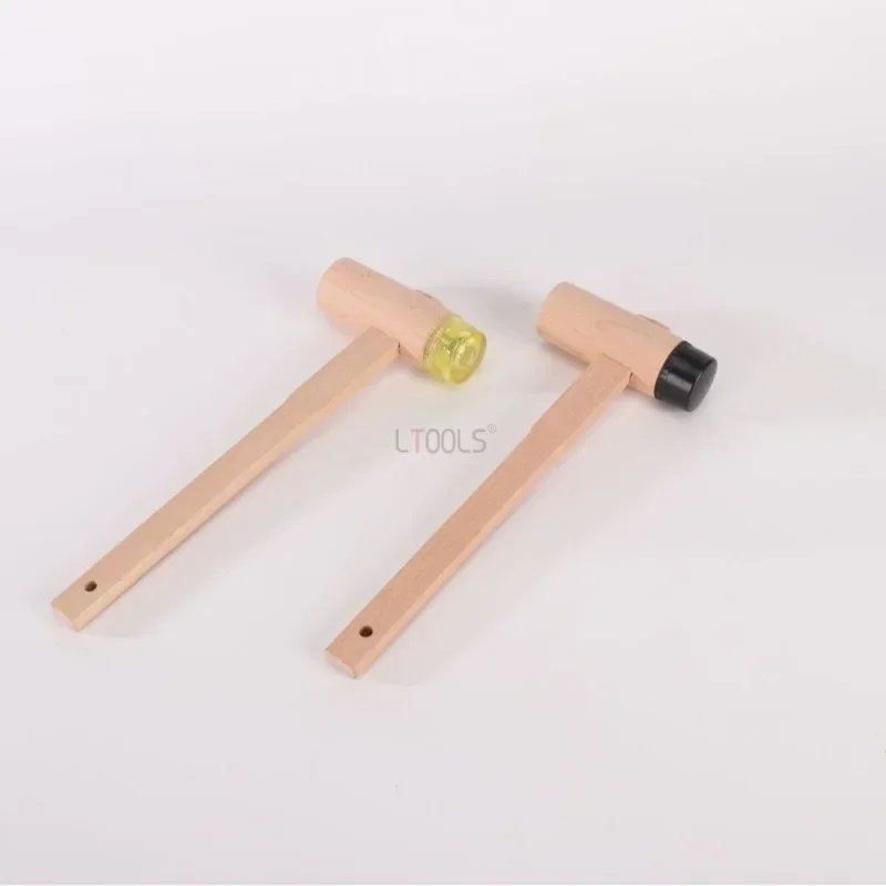 Martello di faggio per la lavorazione del legno Bastone di legno massello Scalpello per intaglio di carpenteria Martello speciale sorprendente Piccolo strumento di smontaggio fai da te fatto a mano