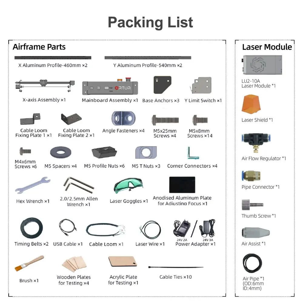 Master 2 Pro S2 LU2-10A Mini  Engraving Machine CNC  Cutter Engraver for Wood Acrylic Metal DIY Projects