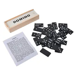 Double Six Domino Set Dominoes Travel Playset Family Fun and Engaging Table Game for Leisure Traveling Tourism Christmas Gift