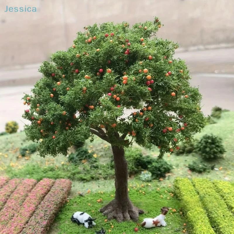 ♥Mini Artificial Bonsai Tree Realistic Moss Topiary with Berries, Fake Tree for Fairy Garden,Terrarium,Desk & Home Decor