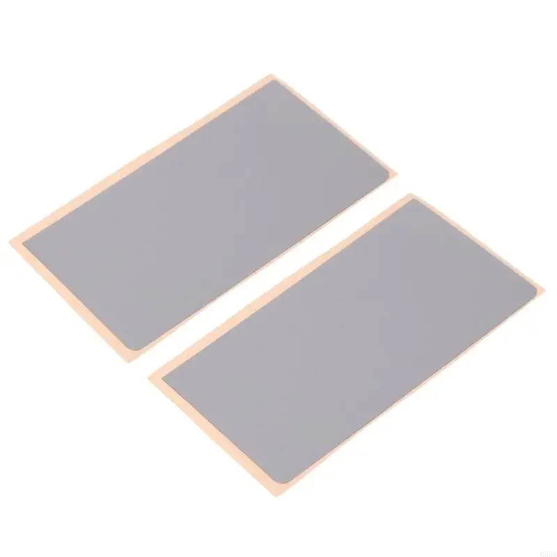 실버 노트북 터치 패드 수리 필름 2 접착식 PVC 시트는 하드웨어를 교체하지 않고 전문적인 모양을 복구합니다.