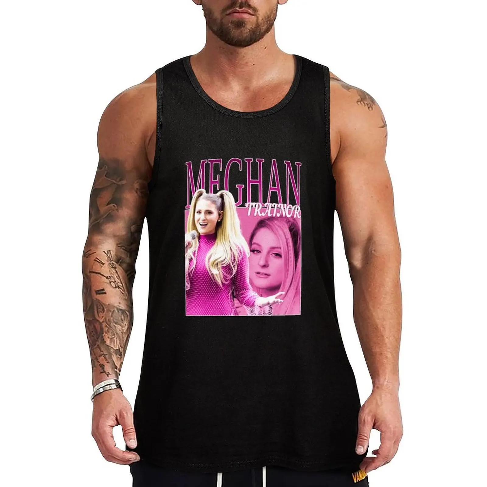 

Meghan Trainor Tank Top Sports clothing T-shirt male singlet for men