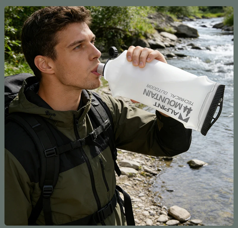 2L Wassersammel- und Filtrationsbeutel Hydratationsblase BPA-frei Auslaufsicher Langlebiger Wasserreservoir 28mm Hals TPU-Material – Detail 33