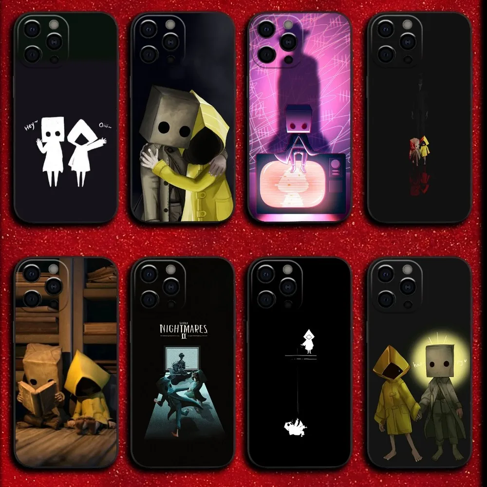 

Game Little N-Nightmares Phone Case For iPhone 16,15,14,13,12,11,Pro,XS,Max,XR,Plus,SE,Mini Soft Black Cover