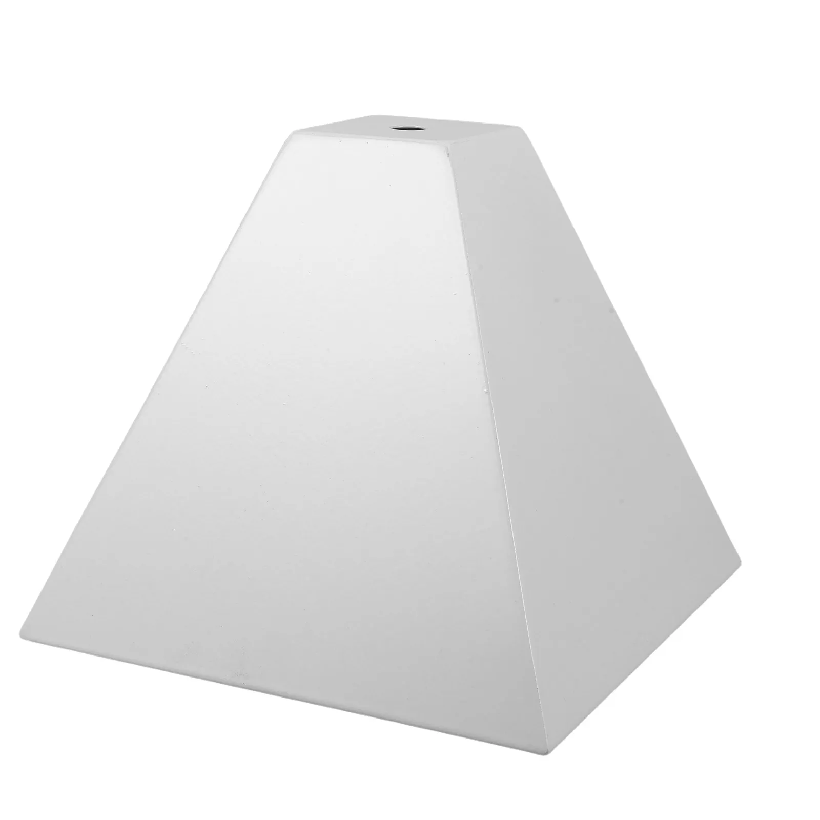 

Iron Pendant Light Shade: White Square Metal Lampshade Geometric Ceiling Fixture Cover For Hallway Dining Room Office Decor