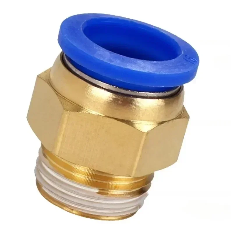 Tubo de encaixe pneumático do ar, empurrar no conector, compressor da liberação rápida, PC, PCF, PL, PLF, M5, 1/8 \