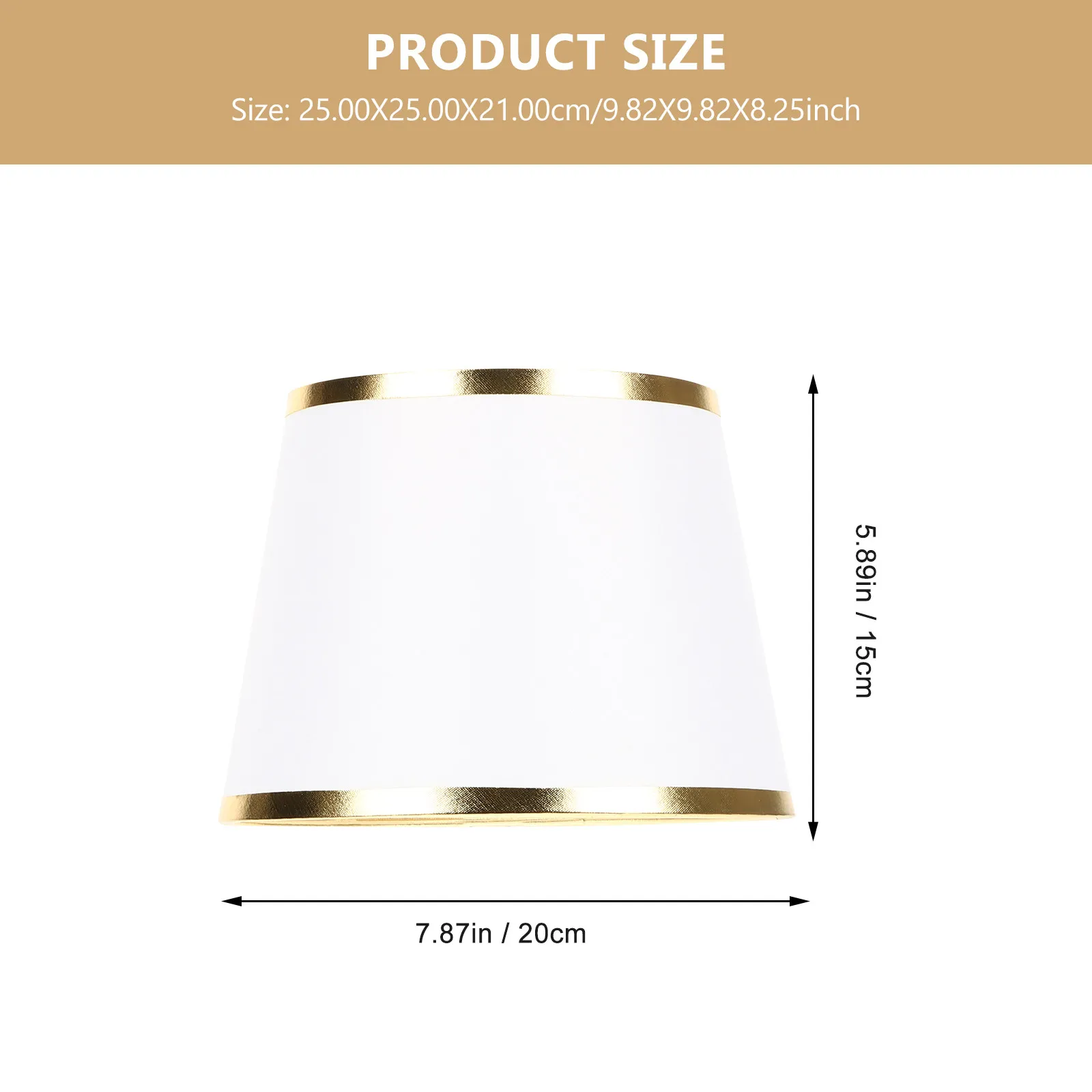 Fabric Lamp Shade Bright Warm Color for Bedroom Living Room Office Decorative Pendant Floor Wall Table Light Cover Vintage Style