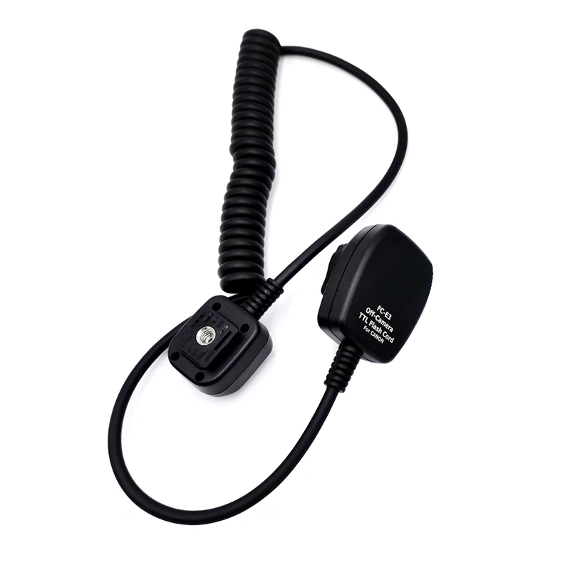 1.4m E-TTL FLASH Off Camera Cord Cable Hot Shoe Mount Cord Sync for Canon 600EX II-RT 430EX 580EX II 380EX 90EX 550EX 420 320EX