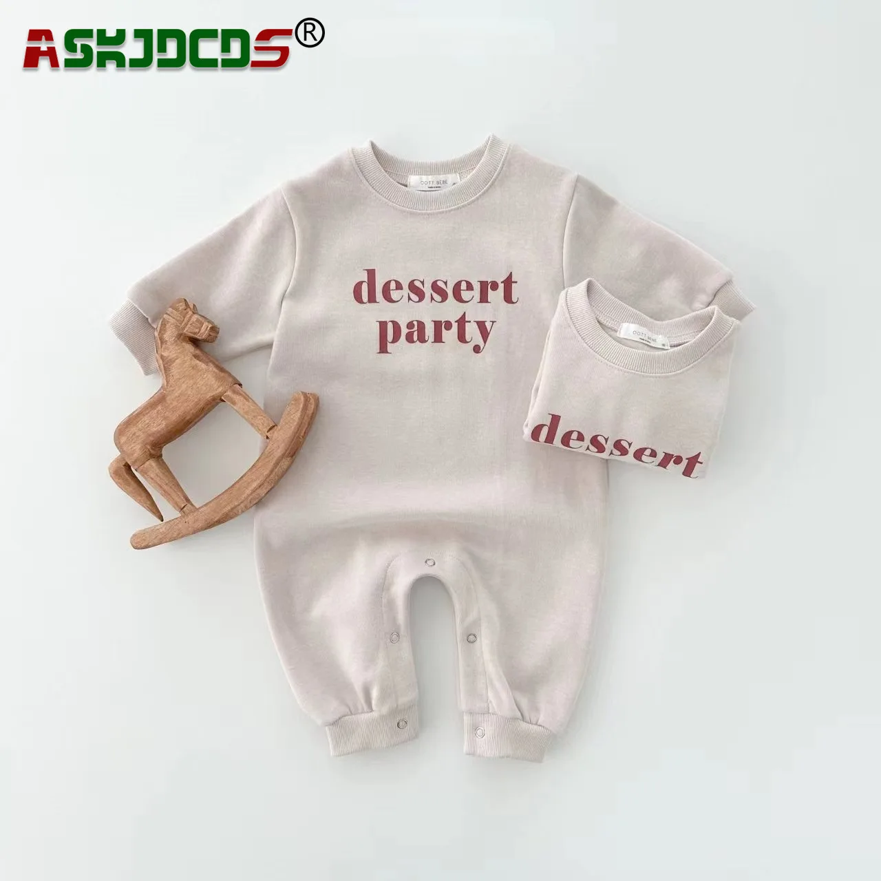 

2023 Autumn New Arrival: Stylish Letter Print Baby Romper, Full Sleeve Cotton Jumpsuit for Girls and Boys, Newborn 3 Years Old