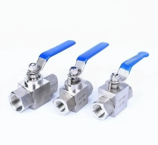 304 Stainless Steel Shut Off Ball Valve High Pressure 320 Gas Oil NPT Female 1/4