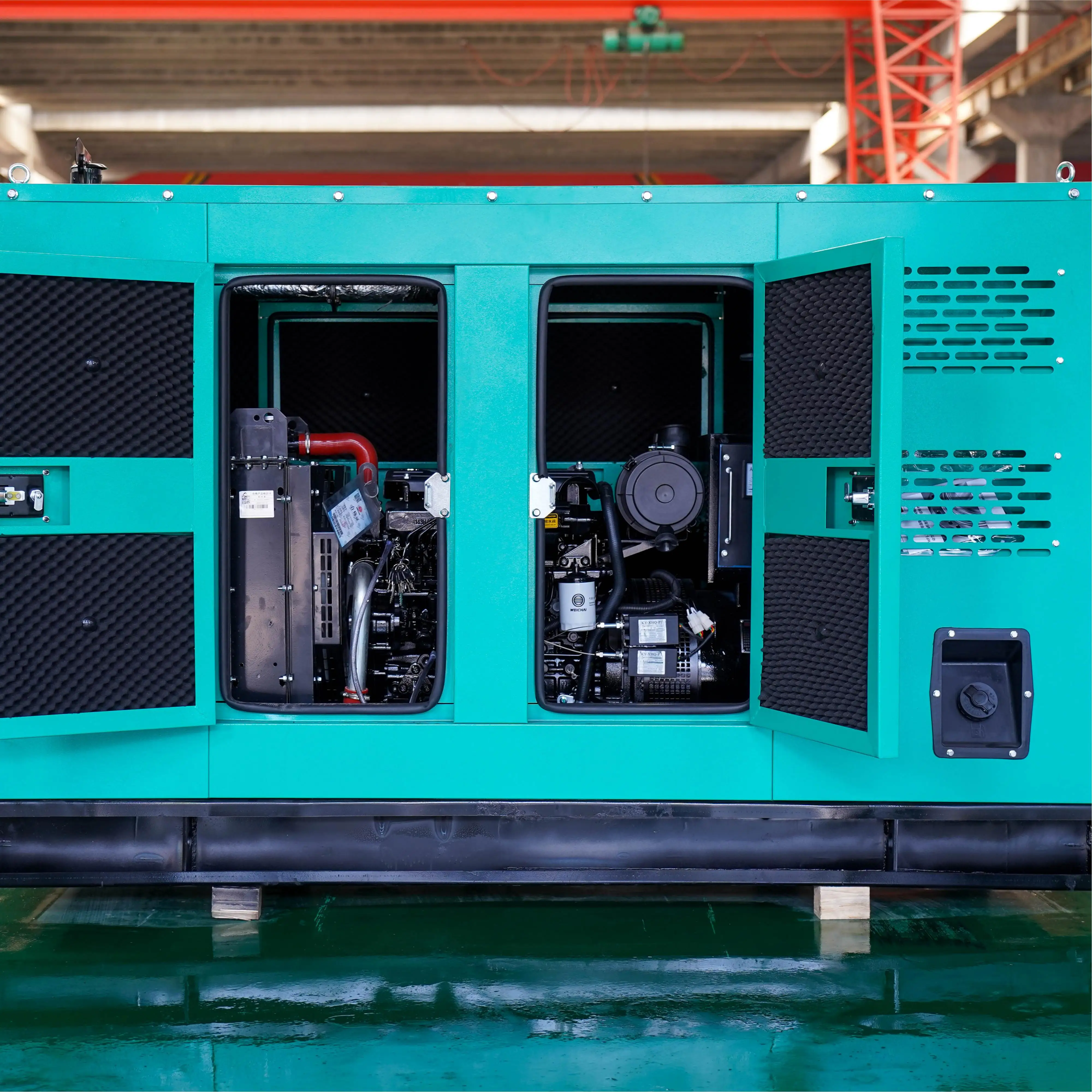 Super Silent 30kw  Genset Auto Start Remote Start 50Hz Low Noise Industrial Backup Power Supply Generator Set