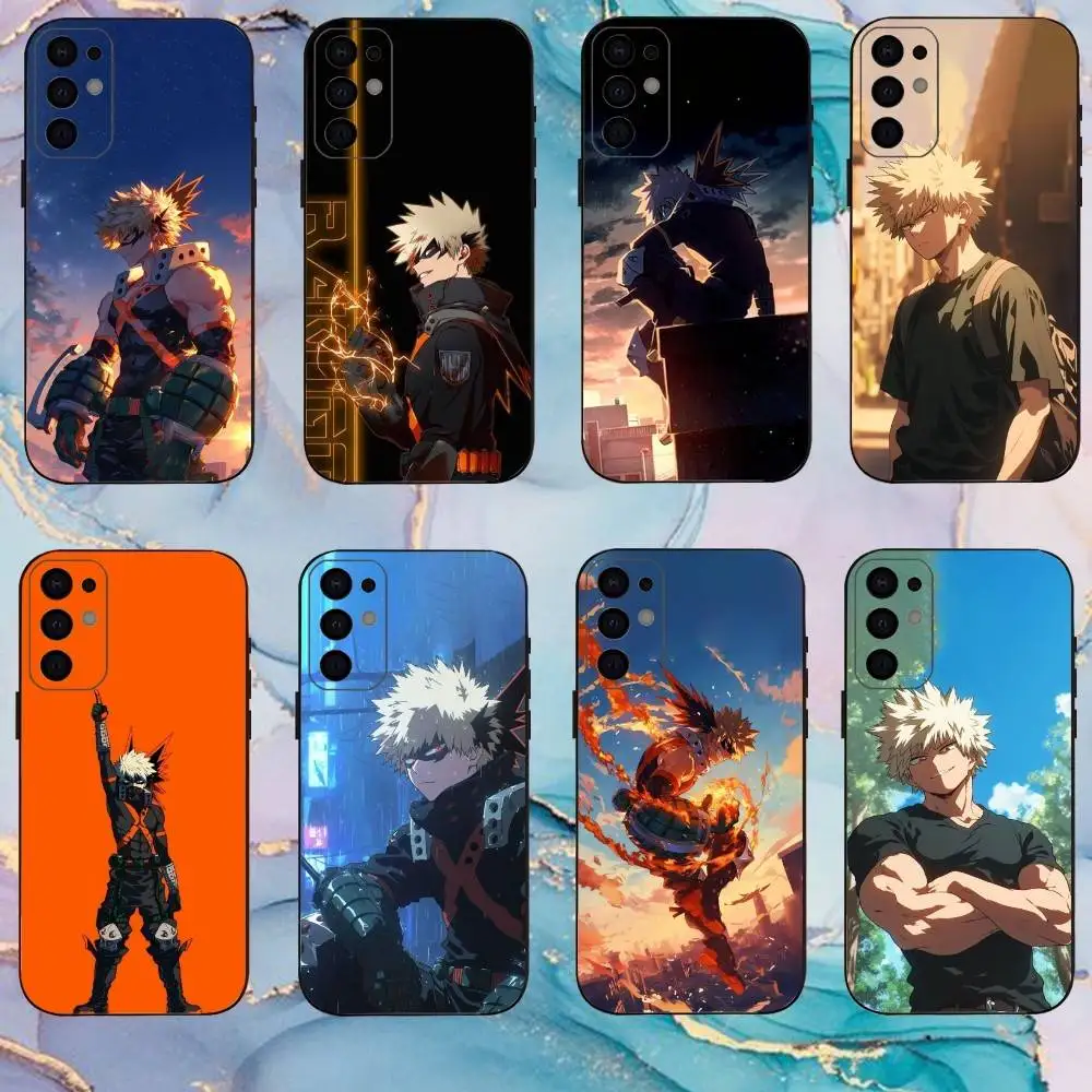

K-Katsuki My Hero B-Bakugo Phone Case For Samsung S25,S24,S21,S22,S23,S30,Ultra,S20,Plus,Fe,Lite,Note,10,9,5G Black Cover
