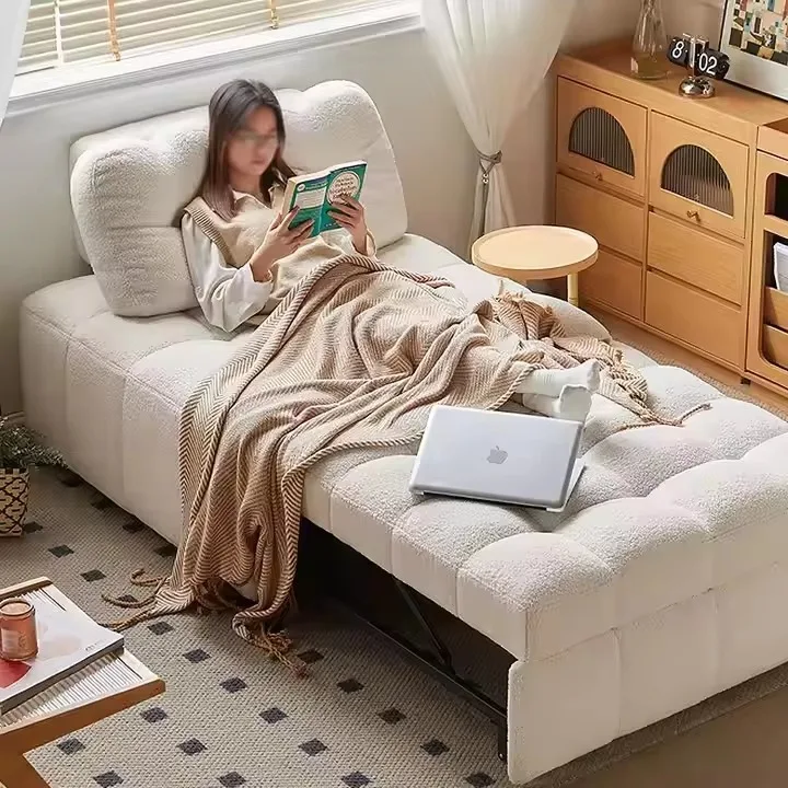 Multifunctional Dual-use Sofa Cum Bed Retractable Folding Single Sofa Bed Lounge Chair for Living Room Bedroom  Furniture