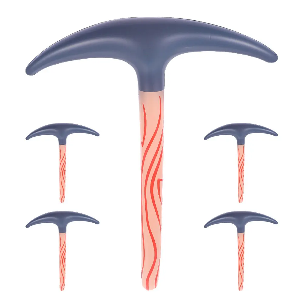 

Набор из 5 надувных топлей для Хэллоуина, аксессуары для костюмов гномов, игрушечные кирки для ролевых игр, реквизит для детских представлений