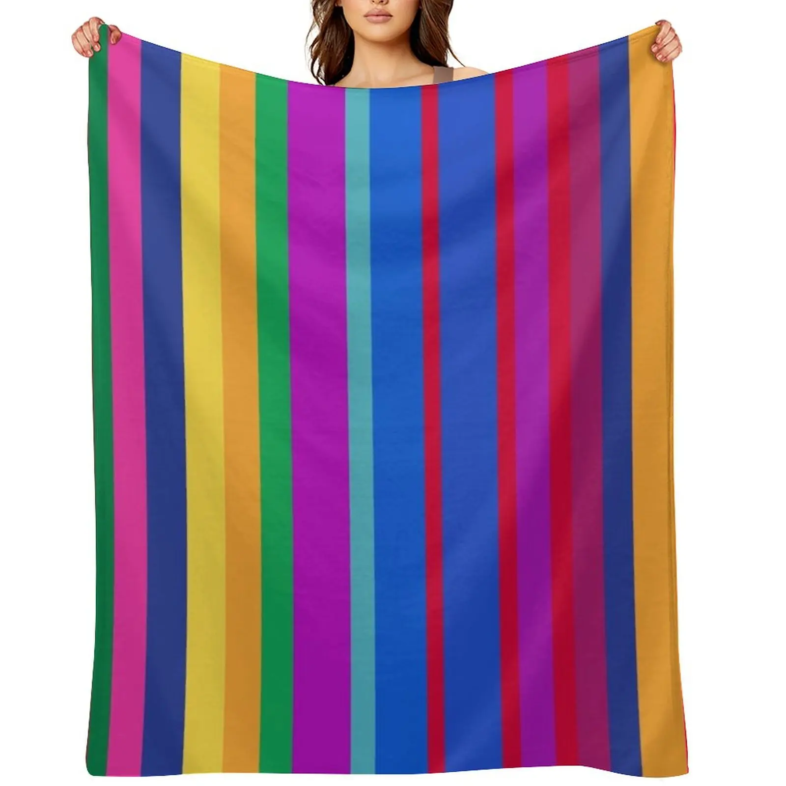 

Folkloristic patterns Throw Blanket Flannel Designers christmas gifts Beach Blankets