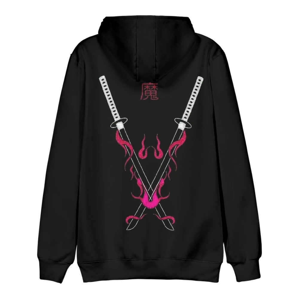 

Пальто японский самурайский меч 3D цифровая печать толстовка для мужчин женщин с длинным рукавом мужская куртка толстовки