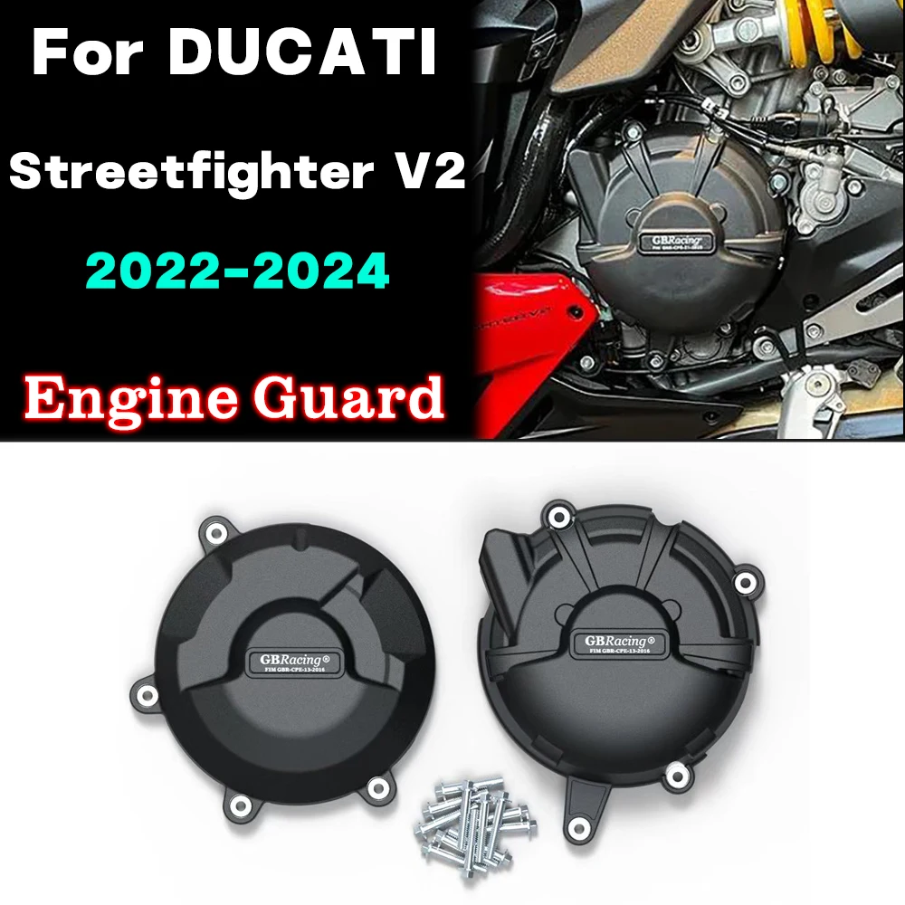 FOR DUCATI STREETFIGHTER V2 2022 2023 2024 For GBRacing Motorcycles Engine Protective Cover