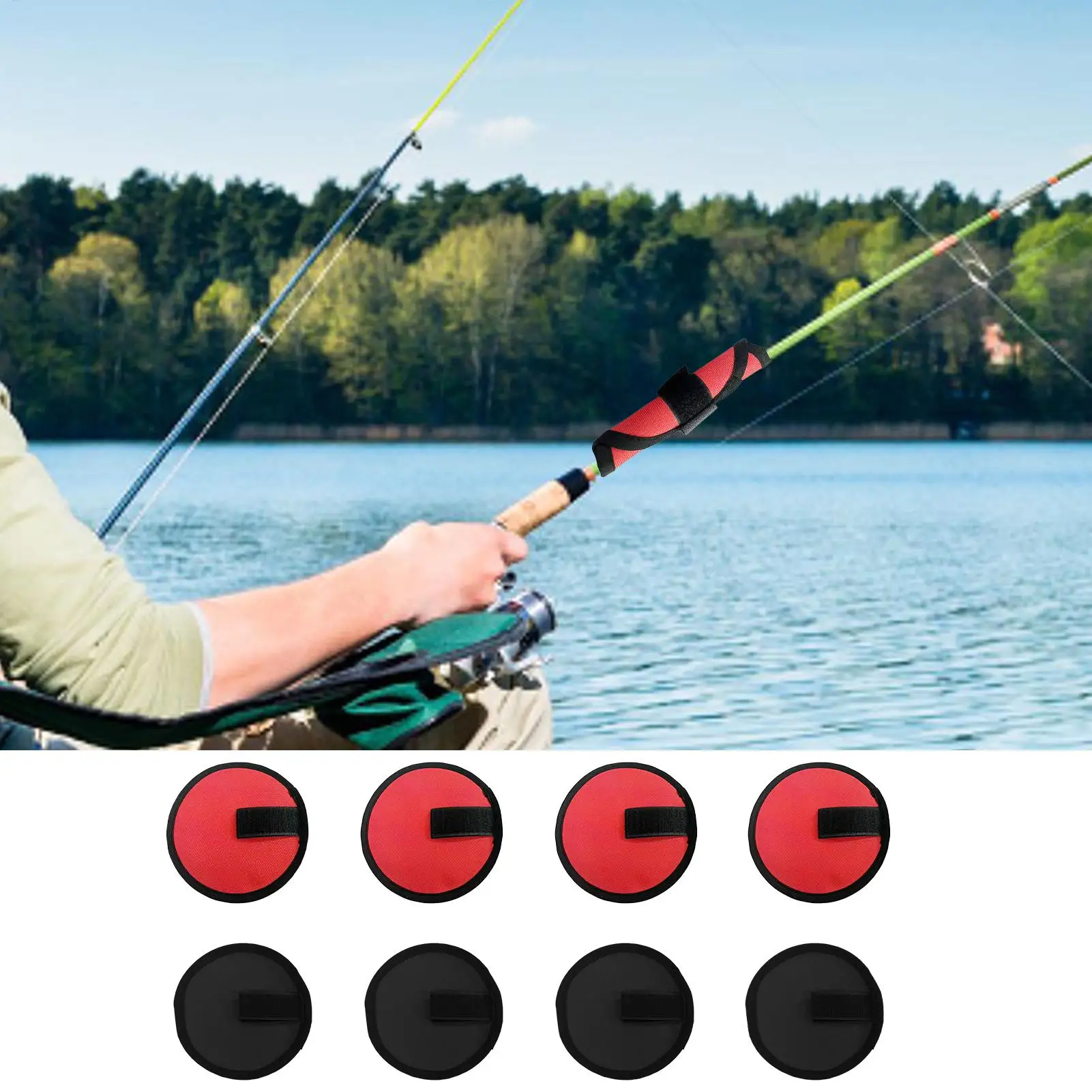 4Pcs Bait Fishing Hook Covers Safe Fish Lure Shield Sturdy Bait Storage Protector Protective Easily See Lures Fishing Hook Cover