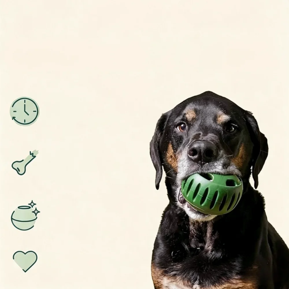 Slow Feeder Dog Toy Ball Inter - огляд і ціна Dog Puzzle Feeder Toy
