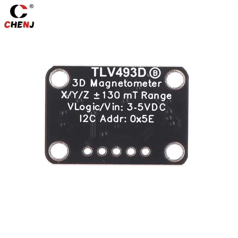 1 Stück hochwertiges Schwarz tlv493d dreiachsiges Magnetometer-stemma qt qwiic tlv493d Modul zubehör