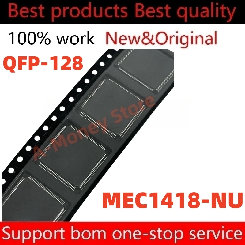 

(2-5pcs)MEC1418 NU MEC1418-NU QFP-128