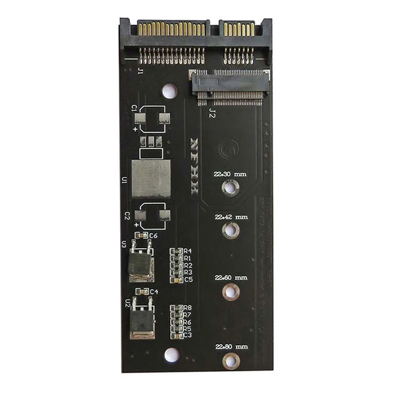 B + M Key SATA M.2 Ngff Ssd a Sata 3 Raiser, tarjeta de expansión, adaptador M.2 Sata