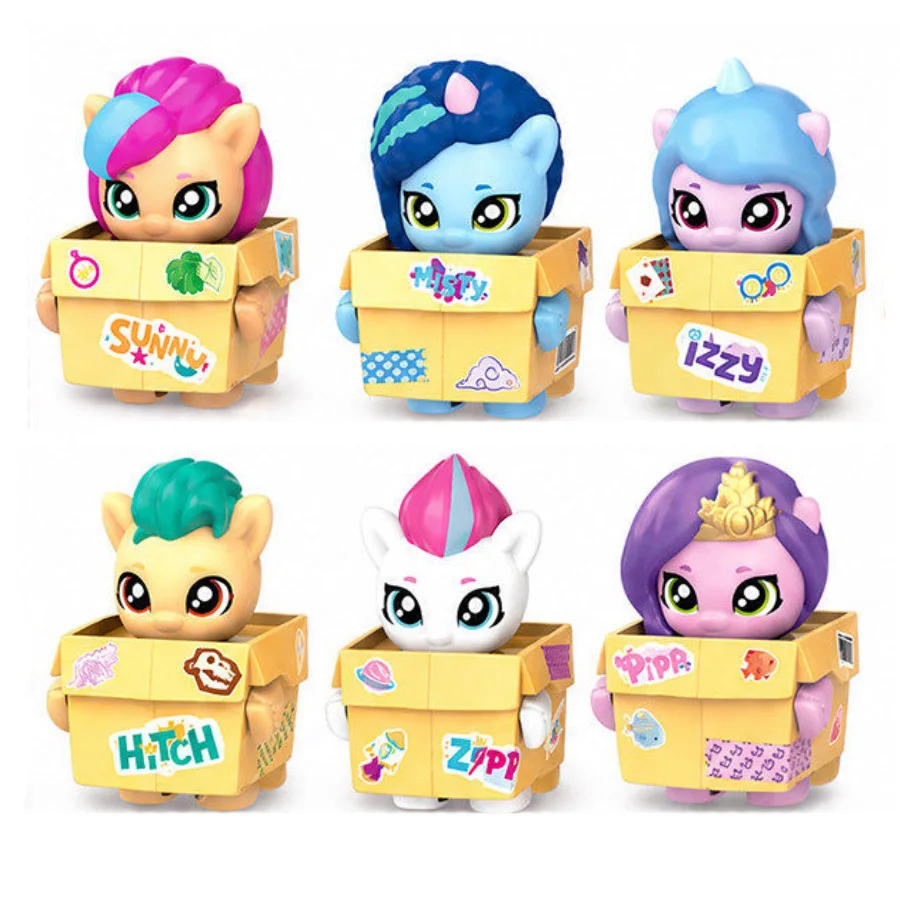 My Little Pony Izzy Cardboard Theater Stage Mystery Blind Box Gifts Toy Model Anime Figures Collect Ornaments view 5