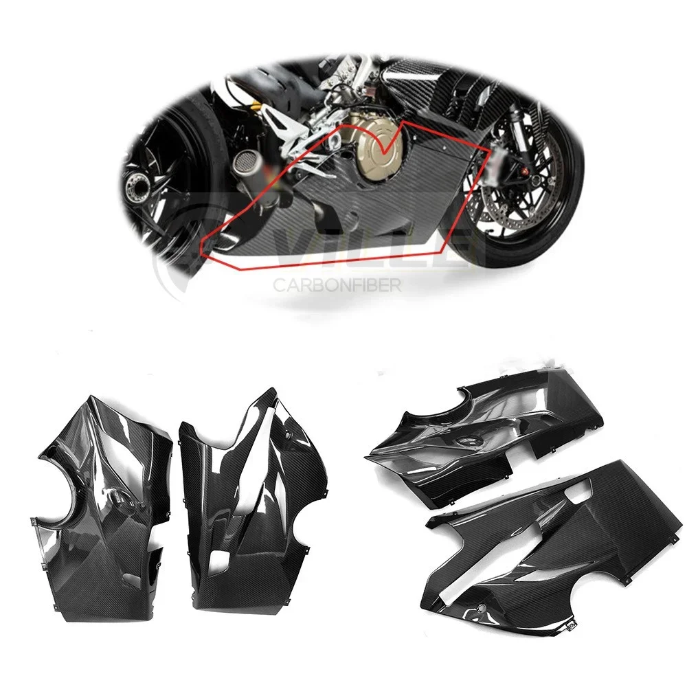 OEM/ODM Custom Motorcycle Parts & Accessories Carbon Fiber Motorcycle Side Panels for ducati Panigale V4