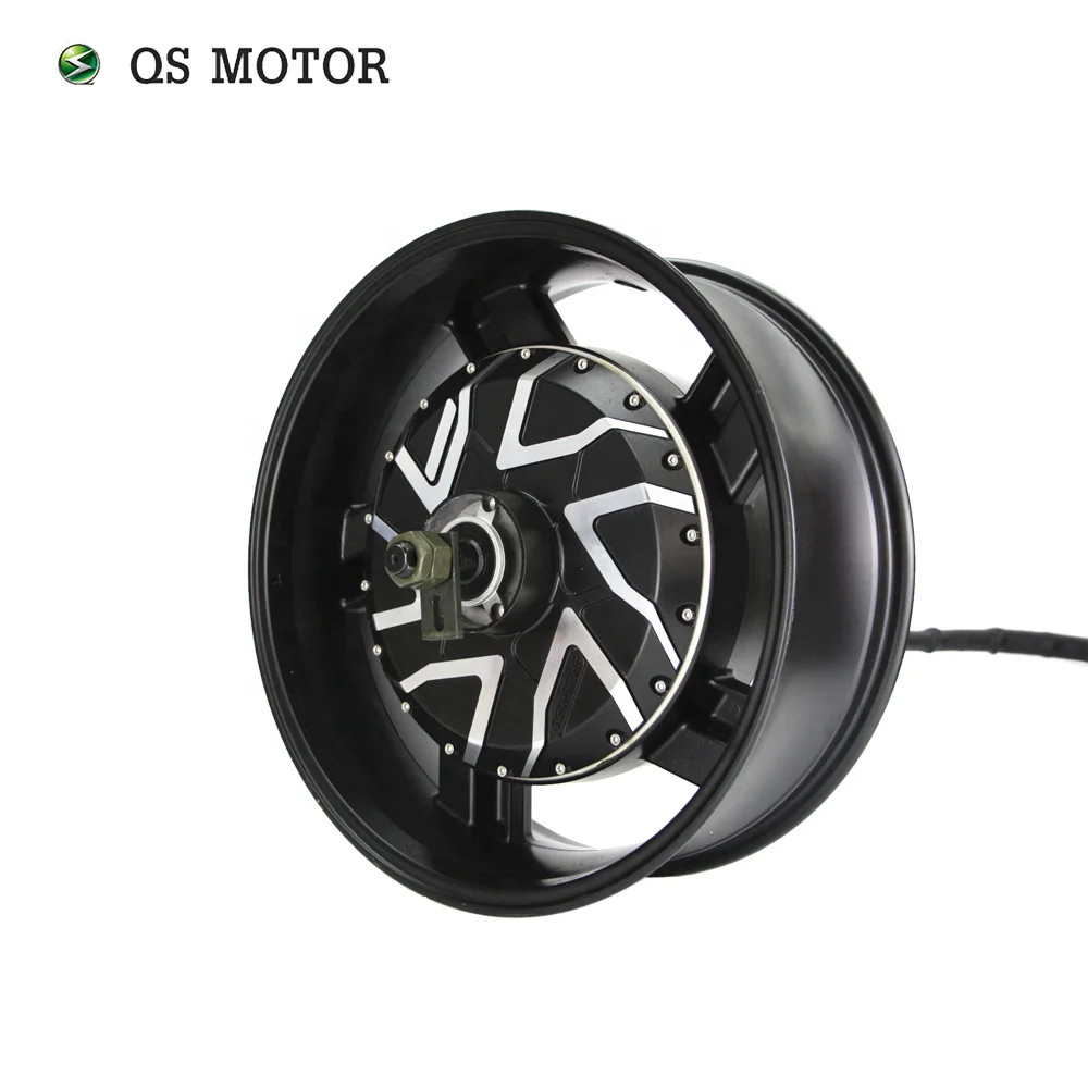 Most Powerful 12000W Double Axle QS Motor 17 X 6.0 Inch Wheel Hub IP54 Waterproof Electric Motorcycle Kelly QSKLS72601