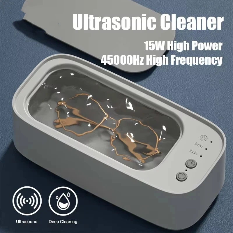 Ultrasonic Glasses Cleaning 45KHZ Ultrasound Jewelry Cleaner Machine High Frequency Ultrasonic Cleaning Bath For Jewelry