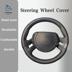 Microfiber Leather Steering wheel Cover For Citroen C4 Picasso 2007 2008 2009 2010-2013 Handle Cover Interior Car Accessories