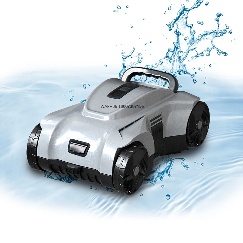 

Cordless Rechargeable Pool Robot Automatic IPX68 Waterpoof Swimming Pool Robot Cleaner