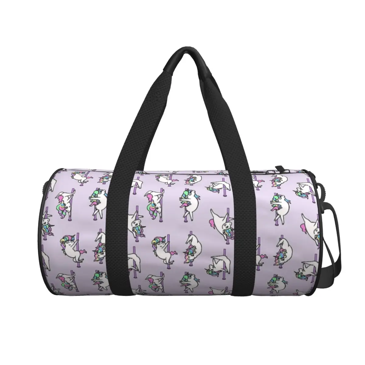 Unicorn Pole Dancing Club Large Duffle Gym Bag Multi-Functional Duffle Travel Bags Handbags Fitness bag