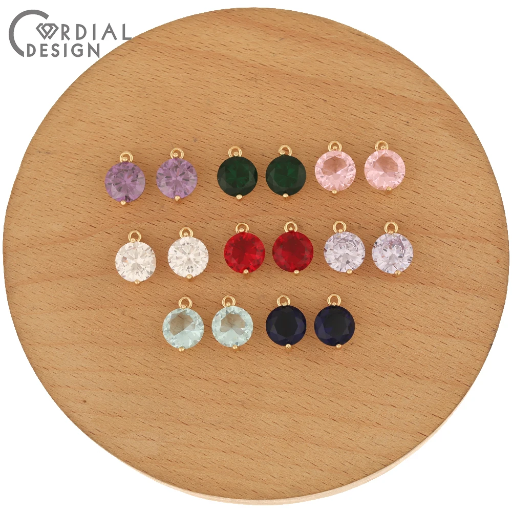 

Cordial Design 100Pcs 8*12MM Pendant/Jewelry Accessories/Crystal Charms/Hand Made/Jewelry Findings & Components/DIY Making