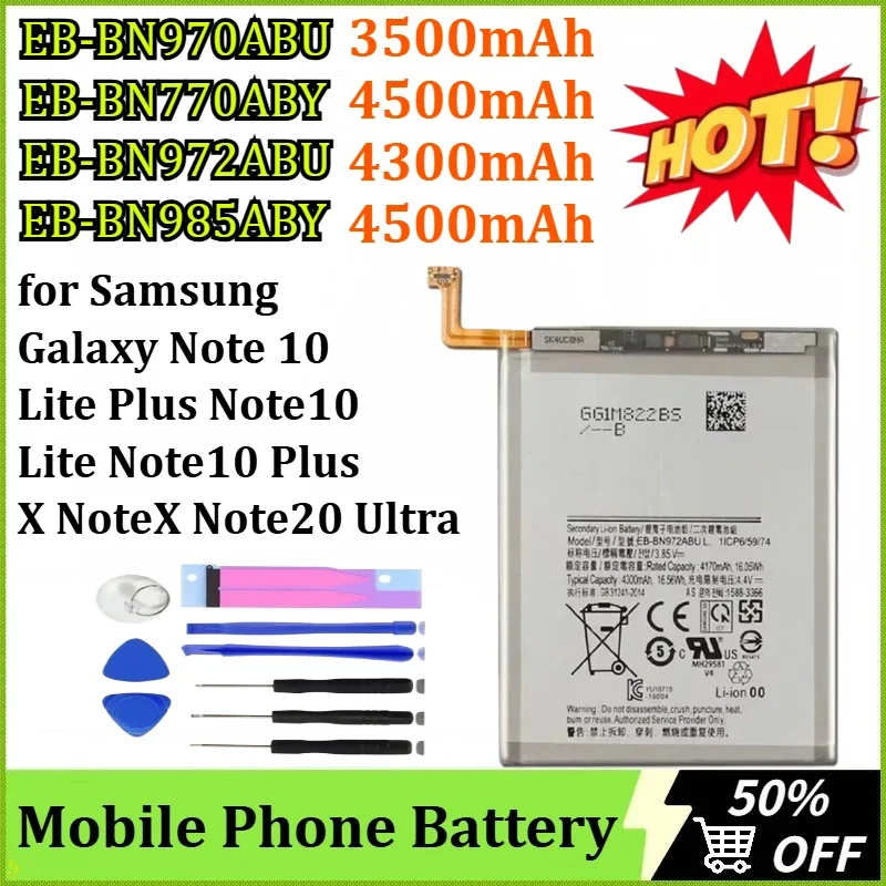 SWZY EB-BN970ABU EB-BN770ABY EB-BN972ABU Battery for Samsung Galaxy Note 10 Lite Plus Note10 Lite Note10 Plus/X NoteX Note20 Ult