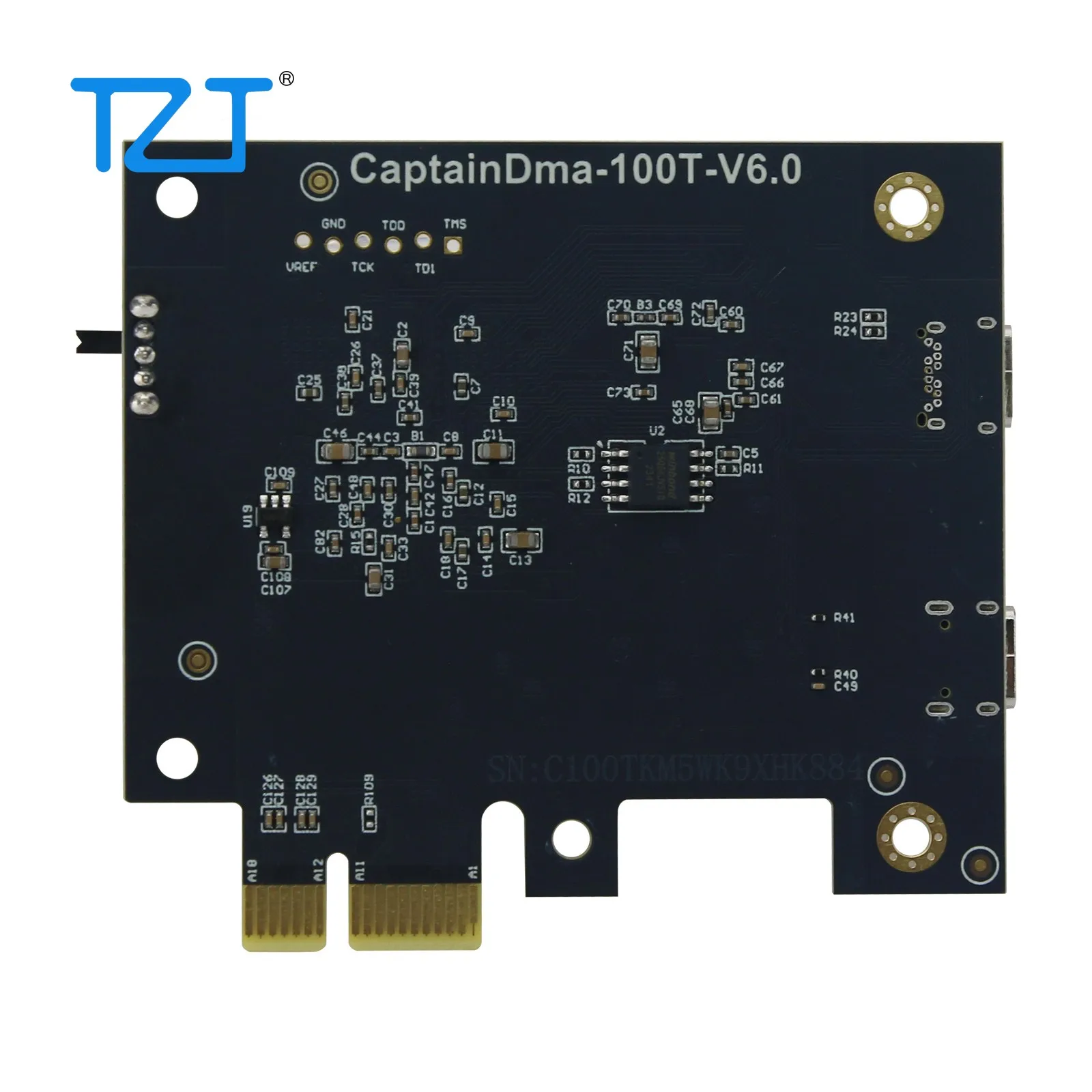 TZT CapDMA 100T-7th Factory Firmware DMA Board for Artix-7 FPGA
