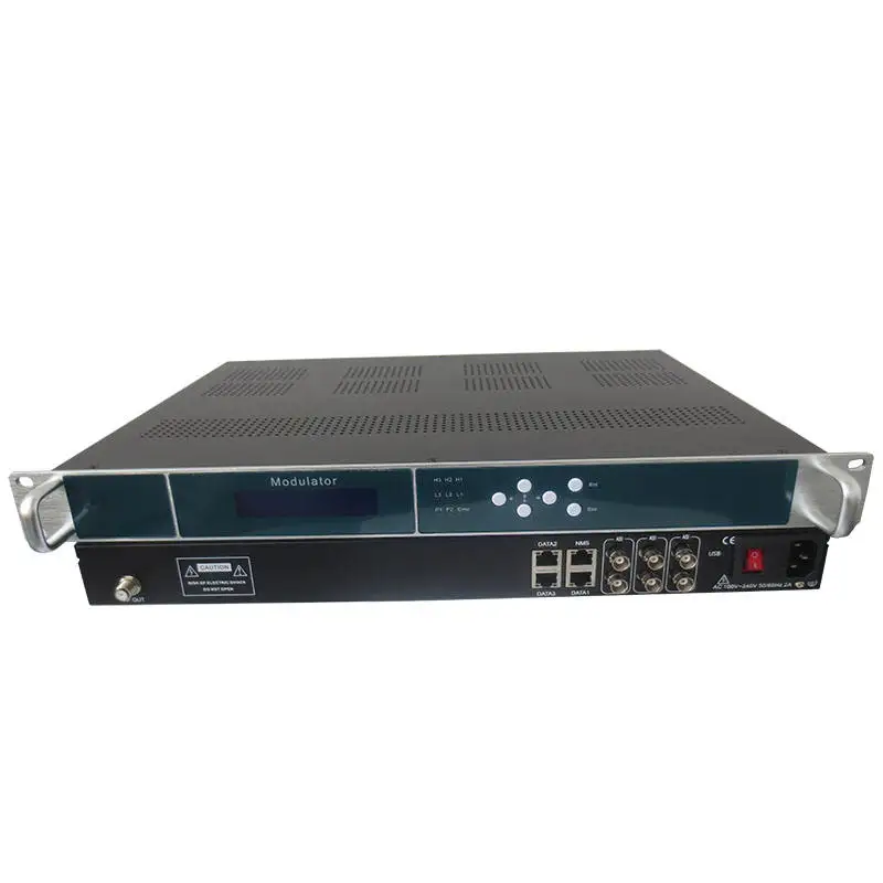 KUNUOMAGIC IP to RF 24/32 ISDB-T DVB-T Modulators Digital TV Front-end Audio and Video Processing Equipment 5-Year Warranty