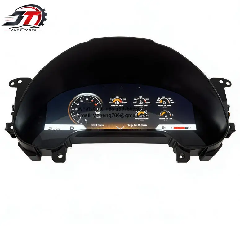 JT High Quality 12.3 Inch Smart Digital Dashboard For Chevrolet For Corvette For C6 Clear Digital Instrument Cluster Car Speedom