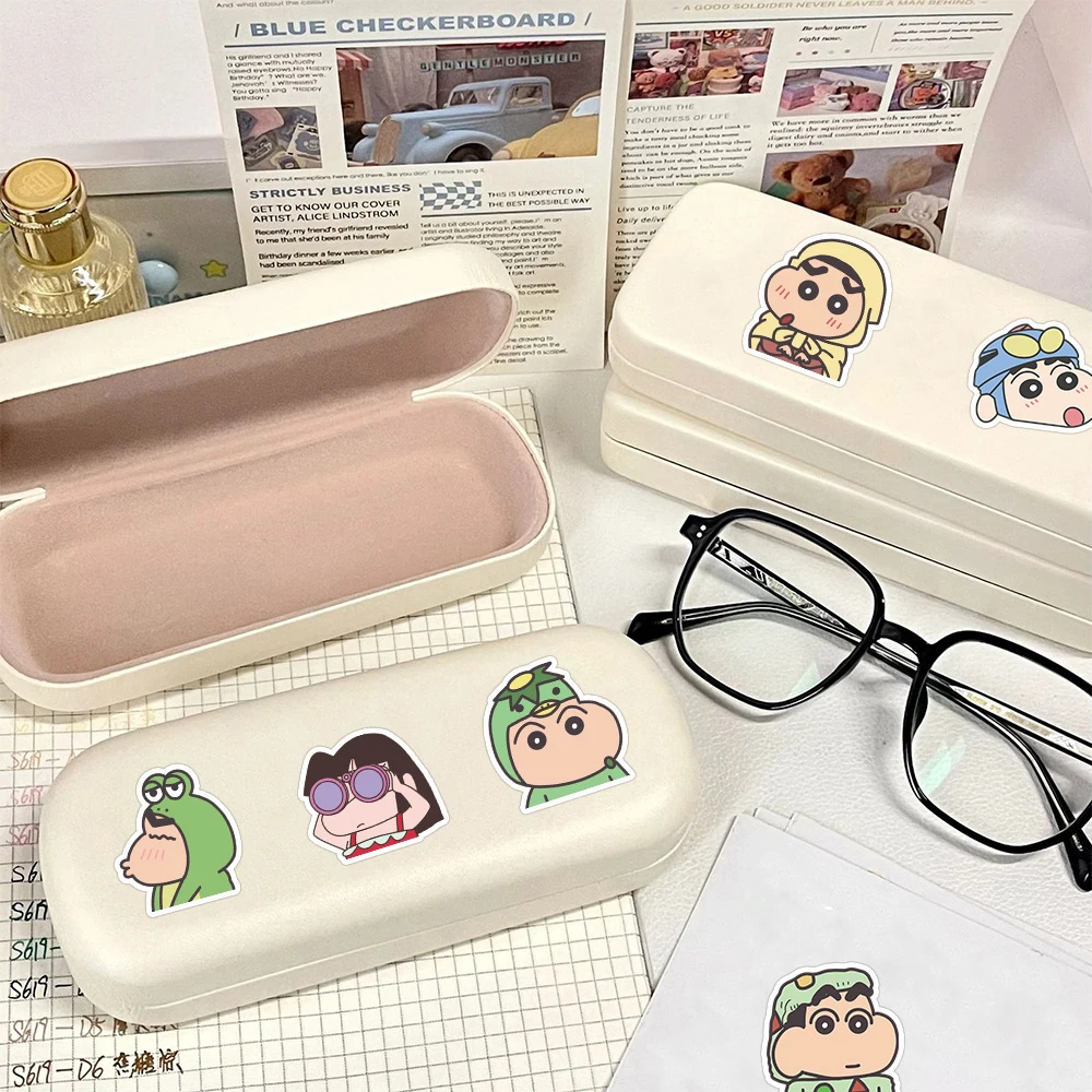 10/30/50pcs Cute Crayon Shin-chan Anime Stickers for Kids Kawaii Cartoon Decals Toy Luggage Scrapbook Phone Case Sticker Packing