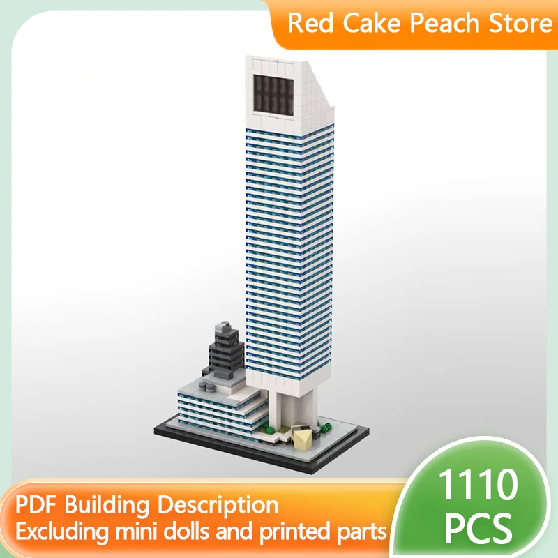 City Street View Model MOC Building Bricks Skyscraper Building Modular Technology Children Holiday Gifts Assemble Toys Suit